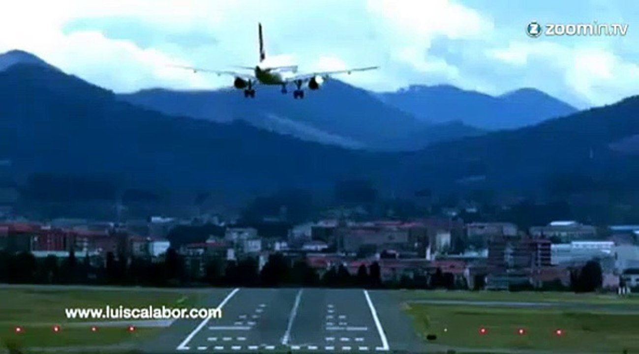 Bilbao : il atterrit malgré des rafales de vents !