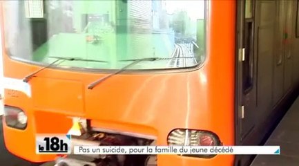 Jeune happé par un métro: la famille veut une enquête