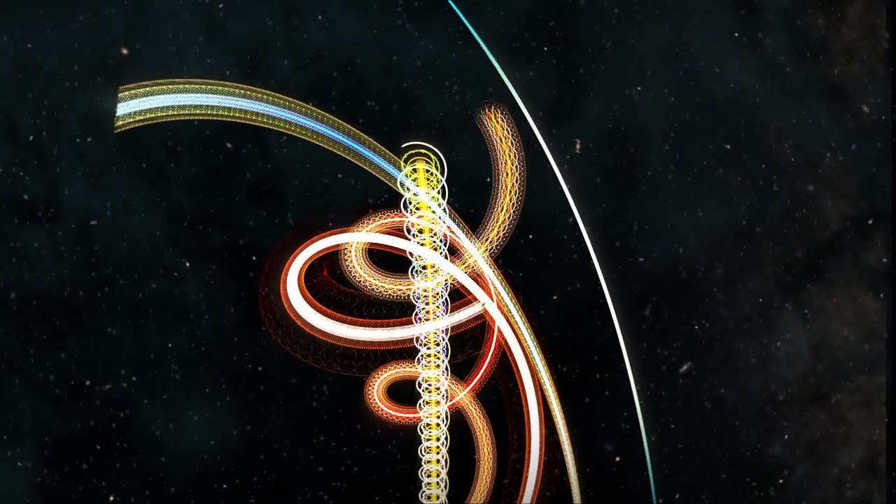 Système solaire en mouvement : une visualisation hélicoïdale du temps