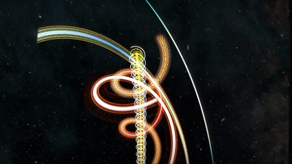 Système solaire en mouvement : une visualisation hélicoïdale du temps