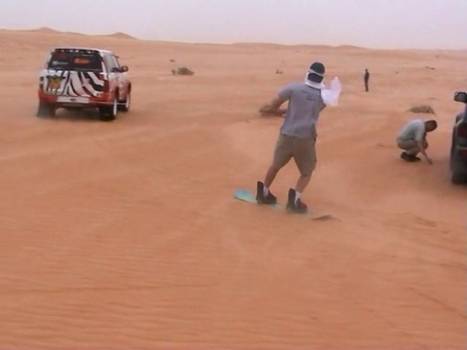 Snowsession - Sandsurf in Tunisia