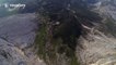 Amazing POV footage of wing suit flight through mountains