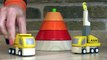 Plan TRUCK & CRANE TOYS Demo Build a Color PYRAMID! Childrens Educational Video