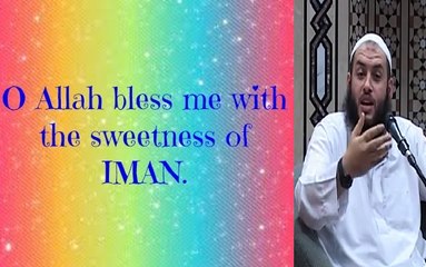 Three Qualities bring the sweetness of faith -Sheikh Omar El-Banna