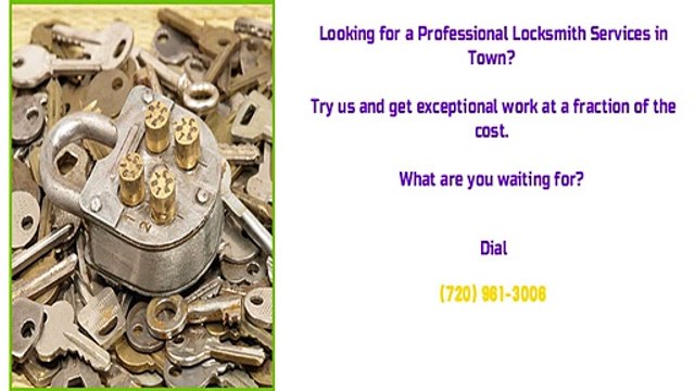 Niwot, CO Mobile Locksmith Services