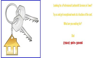 Niwot, CO 24/7 Lock And Key Services