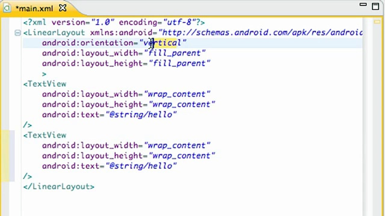 Android Application Development Tutorial - 6 - Introduction to Layouts in XML