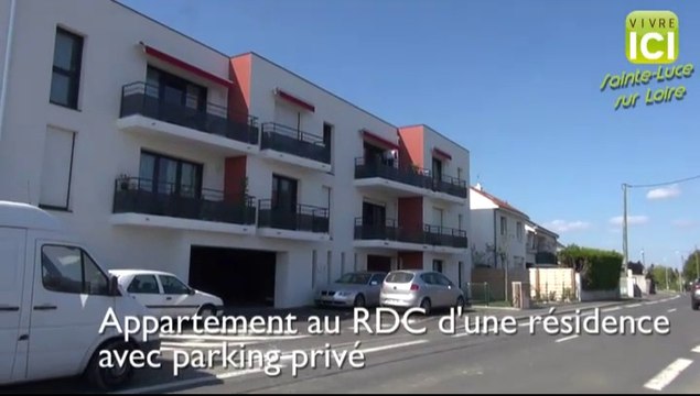 Sainte-Luce-sur-Loire (44) - Vente appartement au RDC d'une résidence récente avec parking. A deux pas du centre