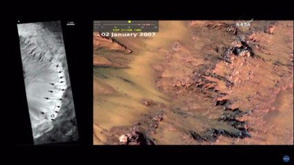 Streaks On Mars Reveal Salty Water