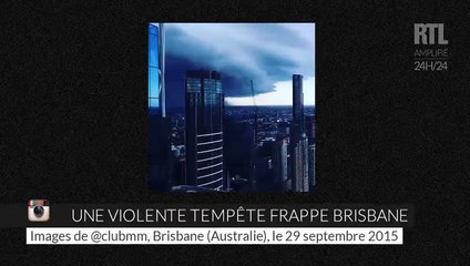 Brisbane frappée par une violente tempête