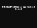 Of Doubt and Proof: Ritual and Legal Practices of Judgment Livre Télécharger Gratuit PDF