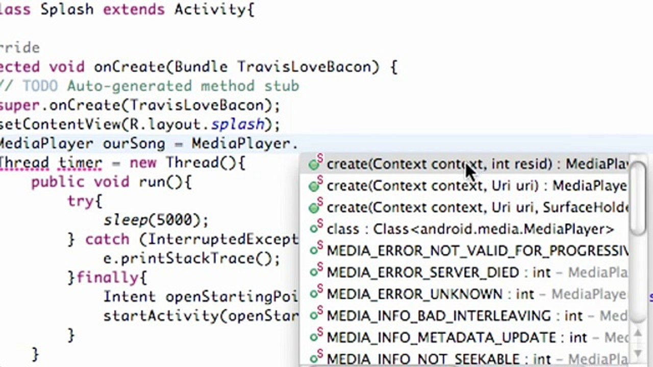 Android Application Development Tutorial - 17 - Adding Music with MediaPlayer
