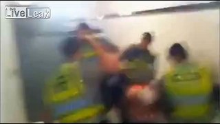 Brazilian Police Bash Football Fan