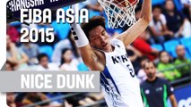 Choi Takes it Down the Middle and Slams it Down in Style - 2015 FIBA Asia Championship