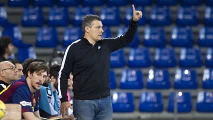 FCB Lassa (handbol) Xavi Pascual: “Jugar i competir és el que ens fa falta”