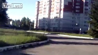 Lada chasing a Lada