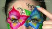 Amazing makeup tutorial videos : Flower Mask Creative Makeup