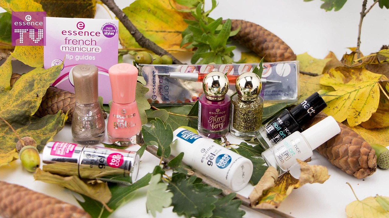 eulen design - herbst nail art tutorial - für kurze nägel l essenceTV