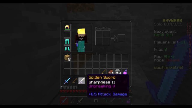 Hacker on Hypixel [Skywars] [1] [Stephanplayz]