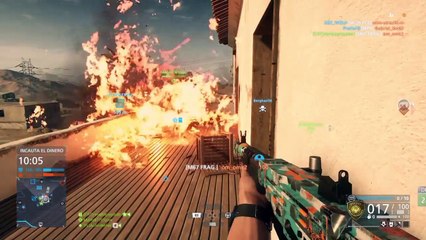 Battlefield Hardline PS4 1080p HD Dinero Sangriento Partida entera con SG510