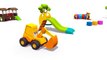 3d Kids Cartoons: FIRE TRUCK Hide and Seek! Excavator Max Surprise Egg Construction Machi