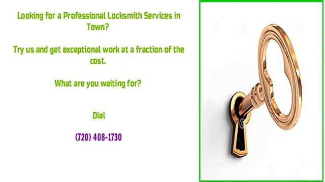Commerce City, CO 247 Keys and Locks Services