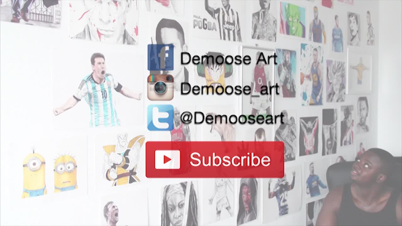 Time lapse: Petr Cech ballpoint pen freehand art