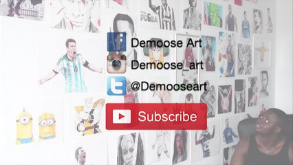 Time lapse: Petr Cech ballpoint pen freehand art