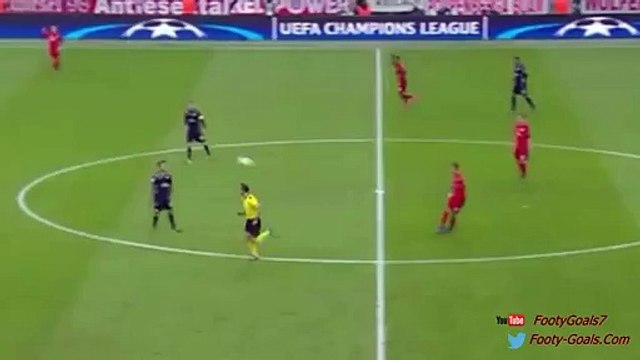 Douglas Costa Goal - Bayern Munich vs Dinamo Zagreb 1-0 (UCL 2015)