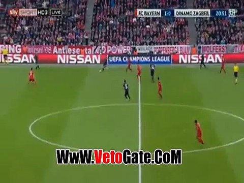 ليفاندوفسكي يتقدم بالهدف الثانى بايرن ميونخ فى دينامو زغرب