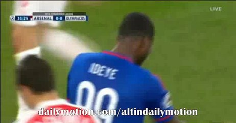 David Ospina Great Save - Arsenal vs Olympiakos - Champions League - 29.09.2015