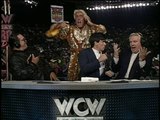 Ric Flair interrupts Tony Schiavone, WCW Monday Nitro 02.10.1995