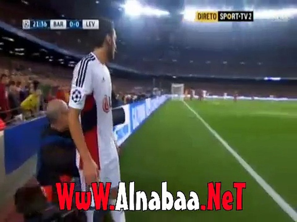 هدف تقدم باير ليفركوزن فى برشلونه