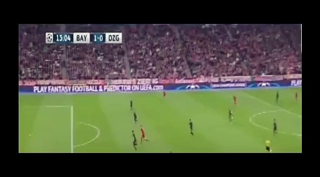 Goal Douglas Costa 1-0 - Fc Bayern Munich - Gnk Dinamo Zagreb - 29/09/2015