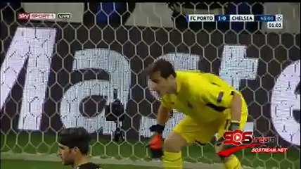Porto 1 - 1 Chelsea # Willian Free-Kick Goal