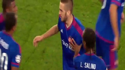 Felipe Pardo Goal - Arsenal vs Olympiakos 0-1 [29.9.2015] Champions League