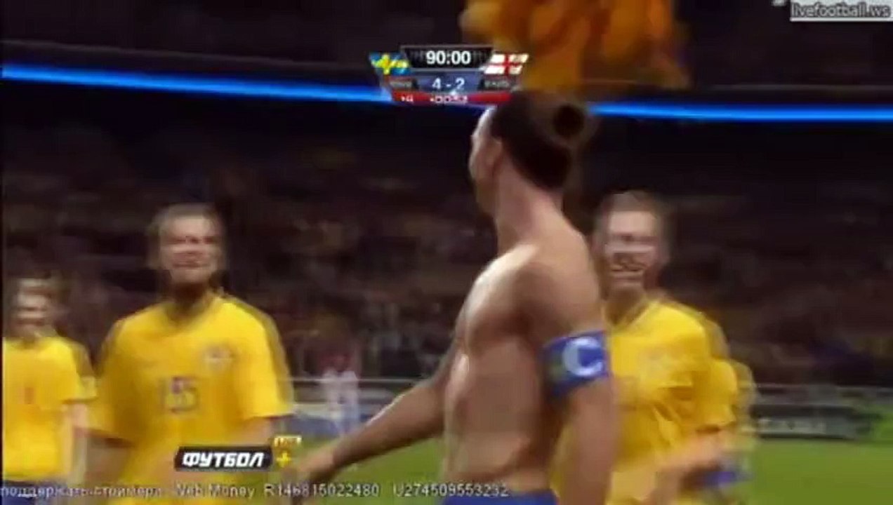 هدف إبراهيموفيتش الخرافي في انجلترا بتعليق فارس عوض