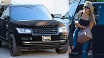 Khloe Kardashian Rolls Out in New Velvet Range Rover