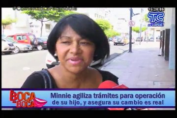 Minnie agiliza trámites para operación de su hijo y aseguro su cambio es real