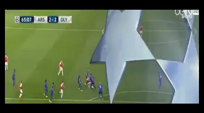 Goal Alexis Sanchez 2-2 . Arsenal - Olympiakos . 29-09-2015