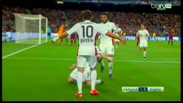 أهداف مباراة برشلونة و باير ليفركوزن بدوري أبطال أوروبا