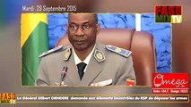 Le Général Gilbert Diendéré demande aux éléments incontrôlés du RSP de déposer les armes