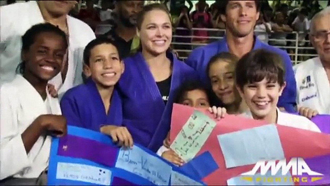 Ronda Rousey judo workout in Brazil