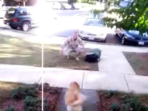Dog Freaks Out Over Soldier's Return - Funny Videos at Videobash