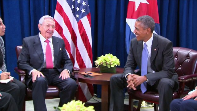 Etats-Unis: Barack Obama rencontre Raul Castro à New York