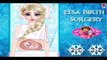 286 ► Elsa Birth Surgery _ Frozen princess pregnant Elsa baby birth doctor game