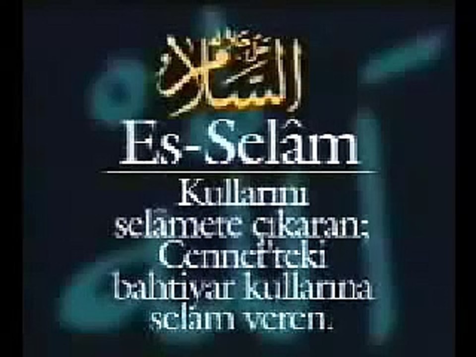 Esma-ül Hüsna ☆ Videolu Namaz Duları ve sureler☆ Dini Bilgiler