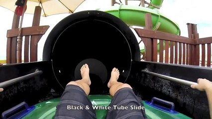 Ramubrinka - Black & White Tube Slide (Beach Park, Brazil) - HD POV