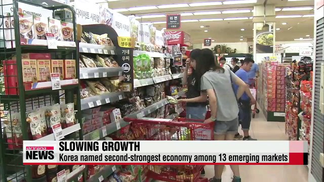 Korea named second strongest economy among 13 emerging markets