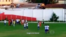 The referee pulled out a gun demanding settlement left to the player